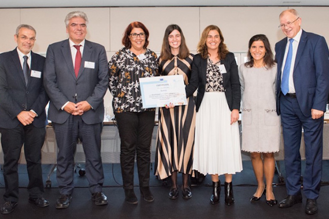 Sintra distinguida pela Comissão Europeia com o Projeto Sintra Cresce Saudável nos EU Health Awards 2019